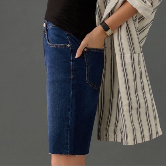 Anthropologie Pilcro Denim Bermuda Shorts Size 27 - Picture 2 of 10